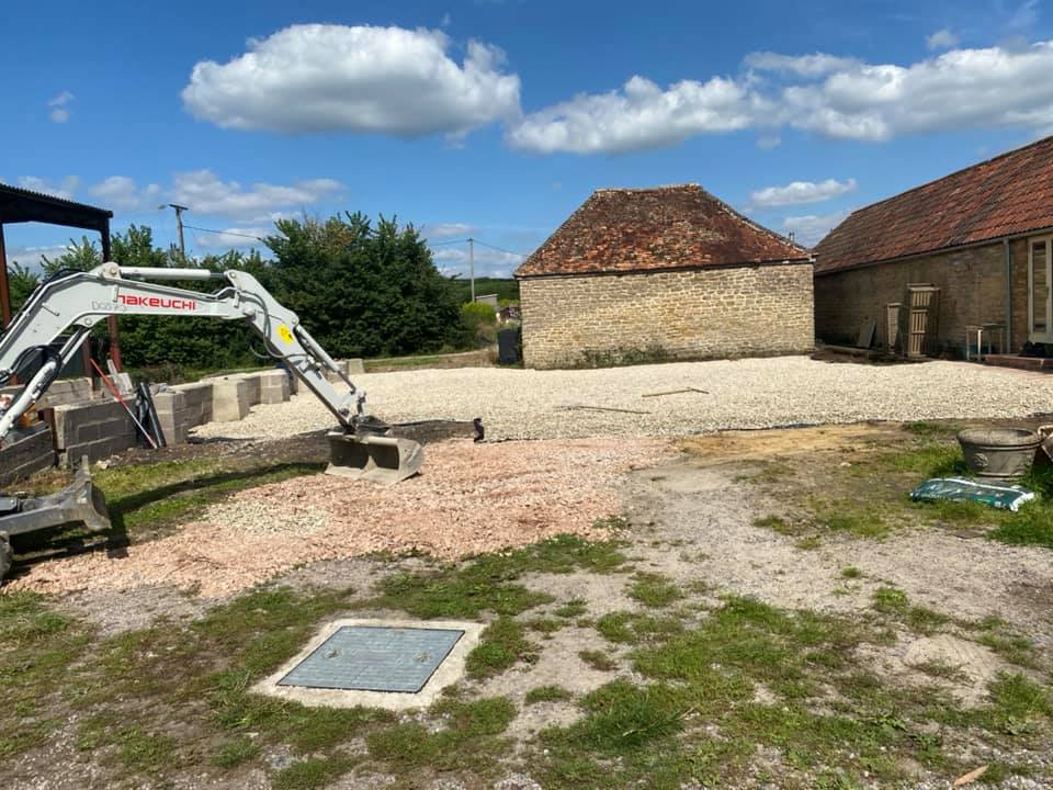 Groundworks & Footings project in Somerset by JB Outdoor Services